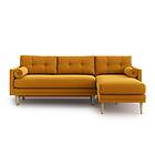 Riviera Amyssa 3-sits Sjeselongbäddsoffa Guld Amy 2DL+DTM 41