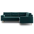 Riviera Esmeralde Sovesofa med Sjeselong Turkos Esme II NL 2LDL+3RMD 8