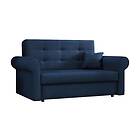 Silver Viva sofa Mörkblå