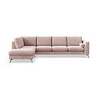 Ocean Lyx 4-sits Sofa med Sjeselong Venstre Rosa