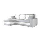 Alvared 3-seater Cornersofabed Universal Ljusgrå/Vit