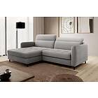 Manoti 3-sits Sovesofa m. Sjeselong med oppbevaring Grå CO-GOM-LT-03TOU