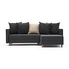 Aydama Bäddsoffa m. Divan 4-sits 192x135 Antracit 825BLC1718