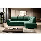 Sajmon Sovesofa m. Sjeselong 3-sits Mörkgrön CO-SIB-RT-35LU