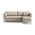 Claravik Sovesofa med Sjeselong Beige Clara 2DL+DTM_Soro 21