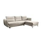 Lence Sovesofa m. Sjeselong Förvaring Hvit/Beige CO-SIL-RT-22IN