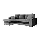 Alvared 3-seater Cornersofabed Universal Grey/Svart