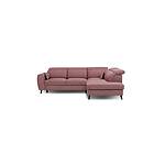 Sajda Bäddsoffa m. Schäslong 3-sits Rosa CO-NOB-RT-24SAV