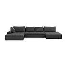 Cillo 2-sits Sovesofa Sort/Grå