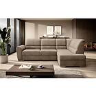 Sajmon Sovesofa m. Sjeselong 3-sits Ljusbrun CO-SIB-RT-20NU