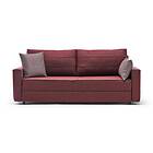 Highbank Bäddsoffa 3-sits 185x150 Röd 825BLC2590