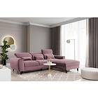 Manni 3-sits Sovesofa m. Sjeselong med oppbevaring Rosa CO-FOB-RT-24VE