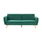 Bardu 2-sits Sovesofa Sammet/Mörkgrön 242870