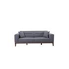 Wyong Vuodesohva 3-paikkainen 223x94 cm Mörkgrå 867UNQ1366