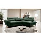 Sajda Sovesofa m. Sjeselong 3-sits Mörkgrön CO-NOB-RT-35LO