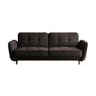 Katsuya Sovesofa 3-sits Mörkbrun SO-BEL-22FL