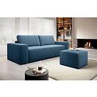 Kamli Sovesofa 3-sits med oppbevaring Blå SO-SILL-38SAV