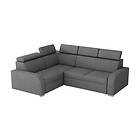 Lavona Bäddhjørnesofa LED-belysning Grå