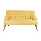 Lamonti 2-sits Sofa Gul/Natur 558ZEN1237