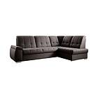 Sajana Sovesofa m. Sjeselong 3-sits Mörkbrun CO-SAD-RT-22FL