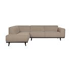 Statement Hjørnesofa Venstre Beige Bouclé 378652-B