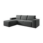 Kamli Sovesofa m. Sjeselong med oppbevaring Mörkgrå CO-SILL-LT-05VER