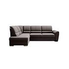 Sajmon Bäddsoffa m. Schäslong 3-sits Mörkbrun CO-SIB-LT-22FL