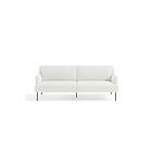 Angele Soffa 3-sits Vit Bouclé H70101-3S(Wales 101)