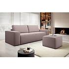 Kamli Sovesofa 3-sits med oppbevaring Ljusrosa SO-SILL-101GO