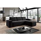 Kamli Sovesofa m. Sjeselong med oppbevaring Svart CO-SILL-RT-10VE