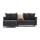 Aydama Sovesofa m. Sjeselong 4-sits 192x135 Antracit 825BLC1719