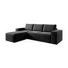 Kamli Sovesofa m. Sjeselong med oppbevaring Mörkgrå CO-SILL-LT-10LU