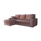 Alvared 3-seater Cornersofabed Universal Rosa
