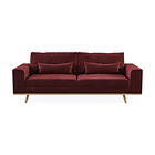 Copenhagen 3-sits Sofa Röd 2204938