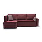 Highbank Bäddsoffa m. Divan 4-sits 200x150 Röd 825BLC2601