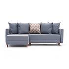 Aydama Sovesofa m. Sjeselong 4-sits 192x135 Blå 825BLC1721