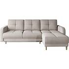 Saimon Sovesofa m. Sjeselong med oppbevaring 3-sits Beige CO-ROX-U-07PO