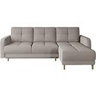 Saimon Sovesofa m. Sjeselong med oppbevaring 3-sits Beige CO-ROX-U-22IN