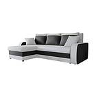 Alvared 3-seater Cornersofabed Universal Ljusgrå/Svart
