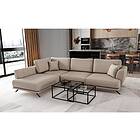 Buckmeier 3-sits Sofa med Sjeselong Venstre Beige CO-LAR-LT-18SO