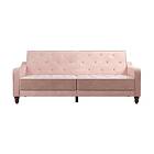 Novogratz Vintage Tufted 2-sits Bäddsoffa Rosa 2238779N