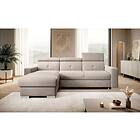 Trent Sovesofa m. Sjeselong med oppbevaring 3-sits Beige CO-FR-LT-18SO