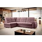 Sajana Bäddsoffa m. Schäslong 3-sits Rosa CO-SAD-LT-24VE