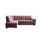 Sajmon Bäddsoffa m. Schäslong 3-sits Rosa CO-SIB-LT-24VE