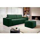 Kamli Sovesofa 3-sits med oppbevaring Grön SO-SILL-35LU