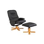 Loft24 Arpino Reclinerlenestol Konstläder Svart 1101002