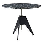 Tom Dixon Screw Cafe Table 90 cm - White Marble/Black Base