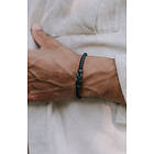 Scottsberry Svart Läderarmband Invictus