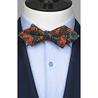 Neckwear Orange paisley spetsig fluga ull