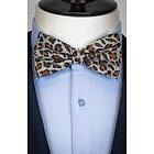 Neckwear Fluga Leopard Silver